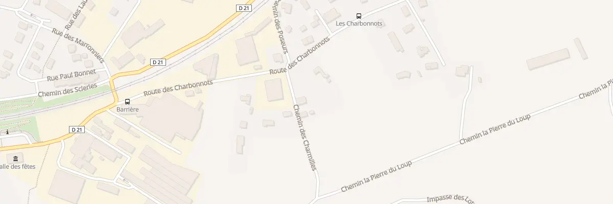 Plan du 5300F Les Charbonnots à Saint-Hilaire-du-Rosier