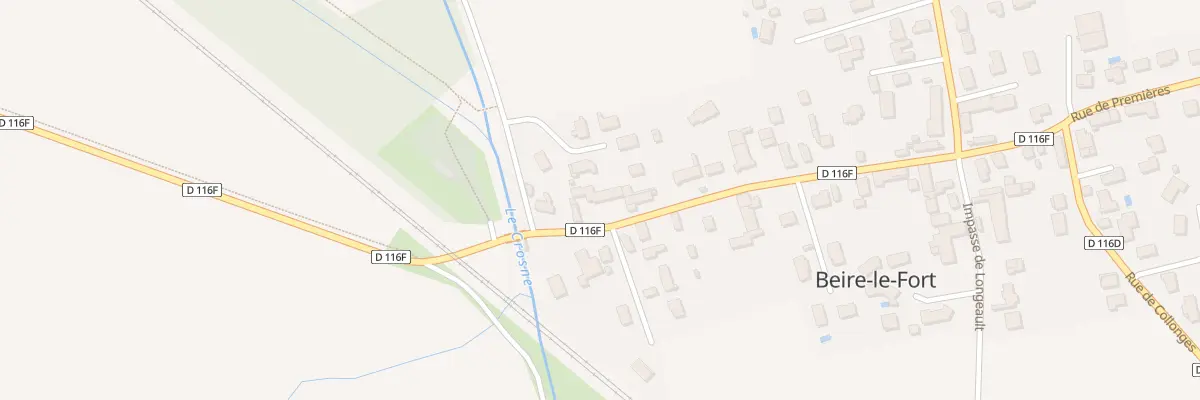 Plan du 3 Rue de la Rivière à Beire-le-Fort