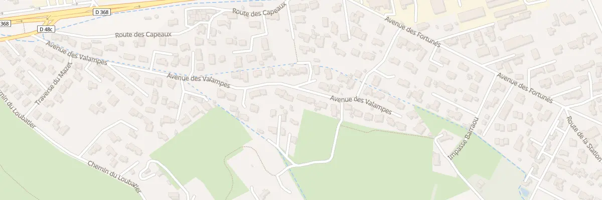 Plan du 48 Av des Valampes à Gignac-la-Nerthe