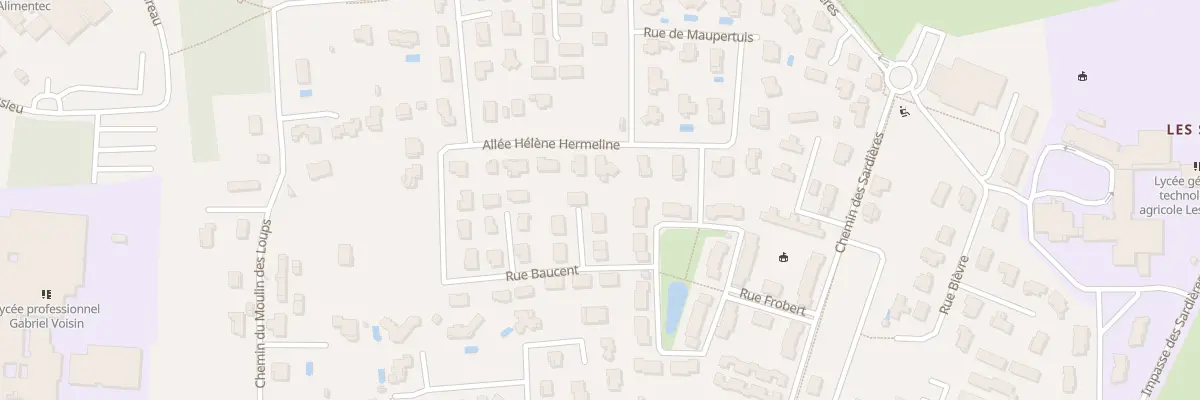 Plan du 46 Rue Tiécelin à Bourg-en-Bresse