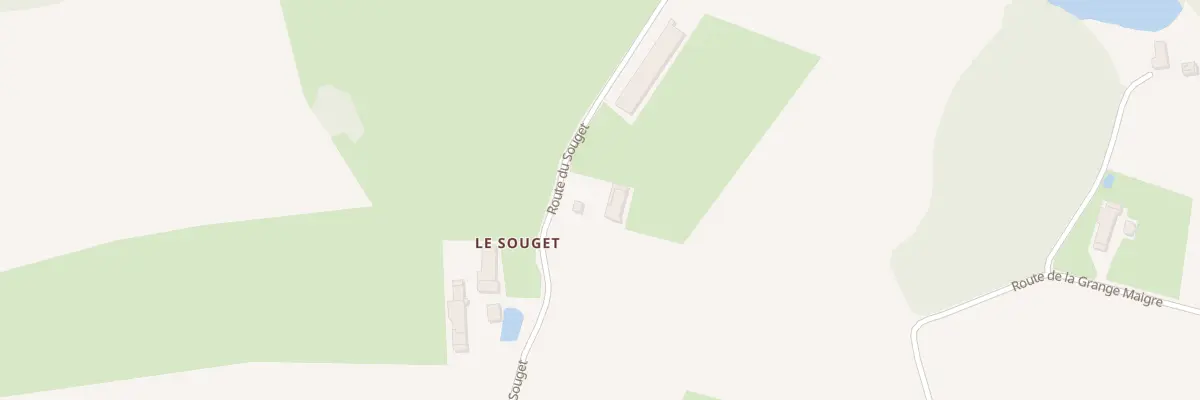 Plan du 2976 Rte du Souget à Beaupont