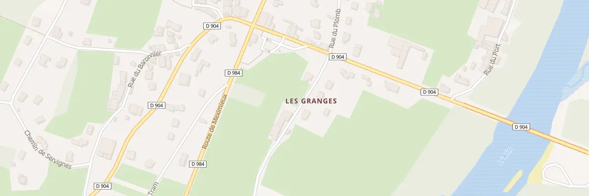 Plan du 86 Imp des Granges à Châtillon-la-Palud