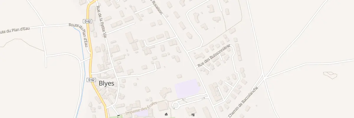 Plan du 225 Che de Ruvaison à Blyes