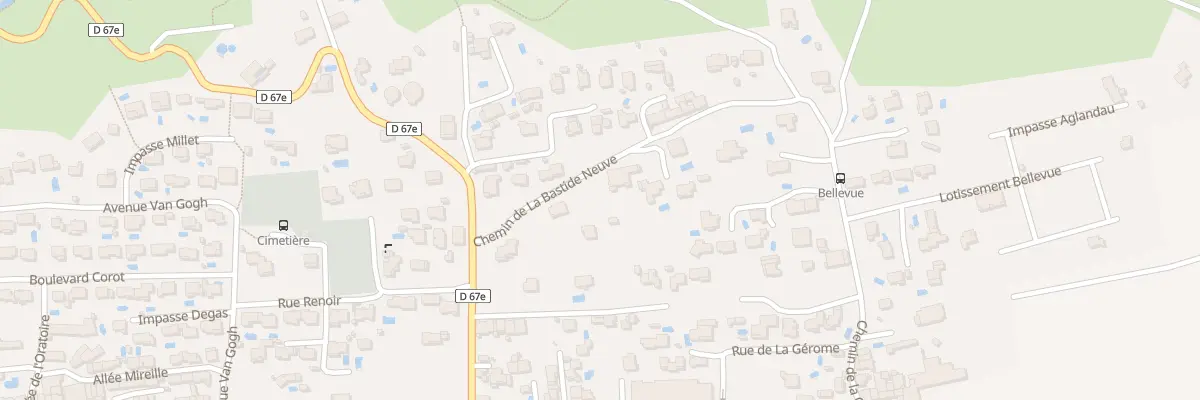 Plan du 6 Che de la Bastide Neuve à Coudoux