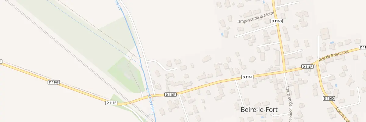 Plan du 3 Rue du Crosne à Beire-le-Fort