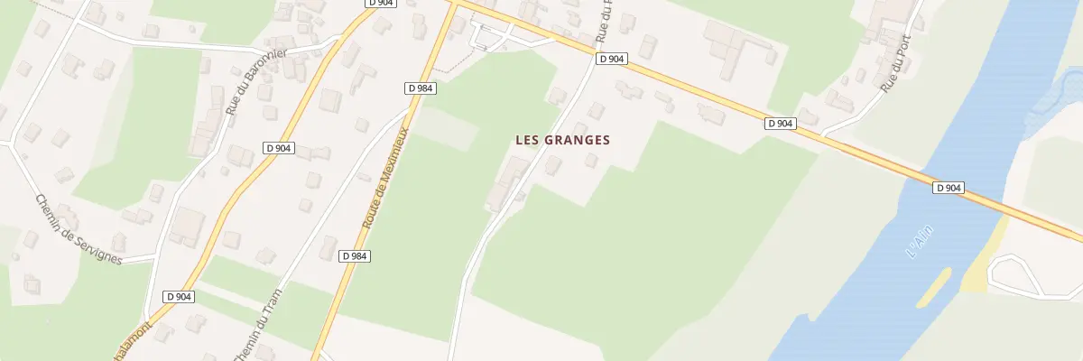 Plan du 114 Imp des Granges à Châtillon-la-Palud