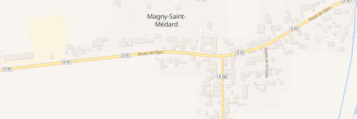 Plan du 6 Rte de Dijon à Magny-Saint-Médard