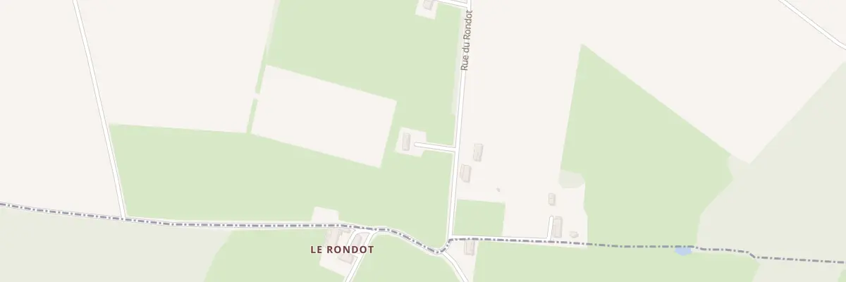 Plan du 1174 Rue du Rondot à La Chaux