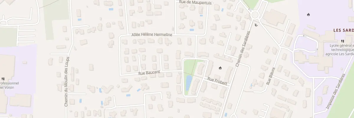 Plan du 203 Rue Brichemer à Bourg-en-Bresse