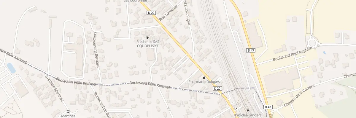 Plan du 28 Bd Jean Moulin à Saint-Victoret