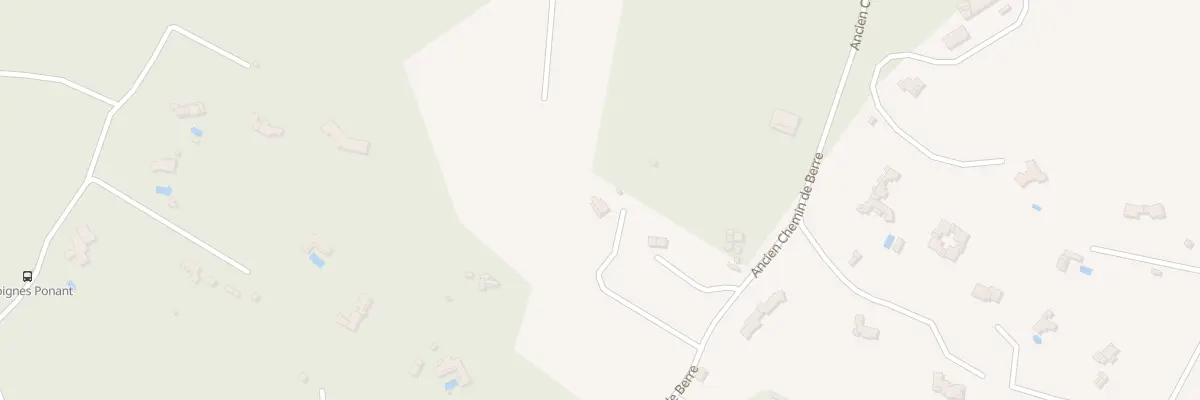 Plan du 1310 Ancien Chemin de Berre à Lambesc