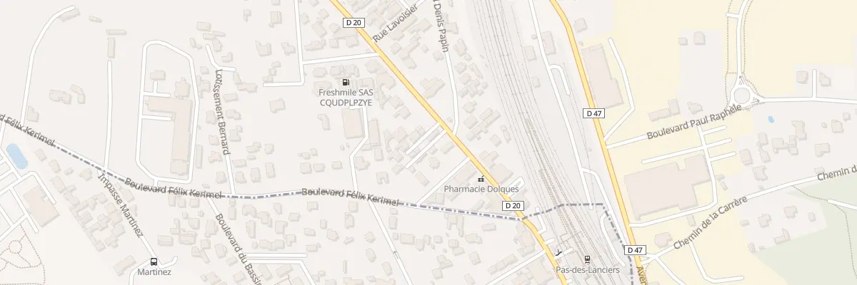 Plan du 32 Bd Jean Moulin à Saint-Victoret