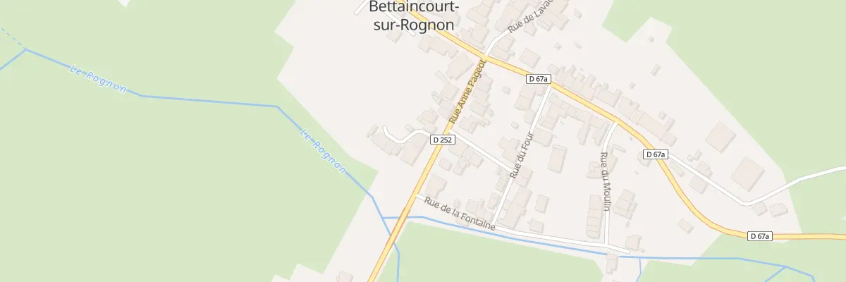 Plan du 16 Rue Anne Pageot à Roches-Bettaincourt