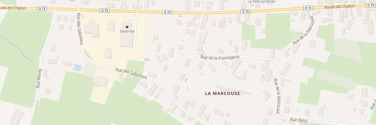 Plan du 5 Rue de la Marcouse à Pierre-de-Bresse