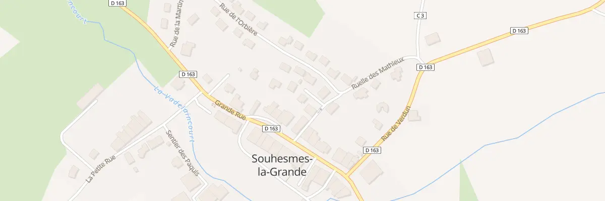 Plan du 3 Rle des Mathieux aux Souhesmes-Rampont