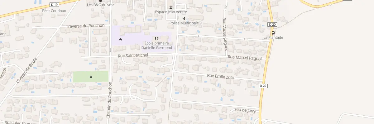 Plan du 50 Rue Marcel Pagnol à Coudoux
