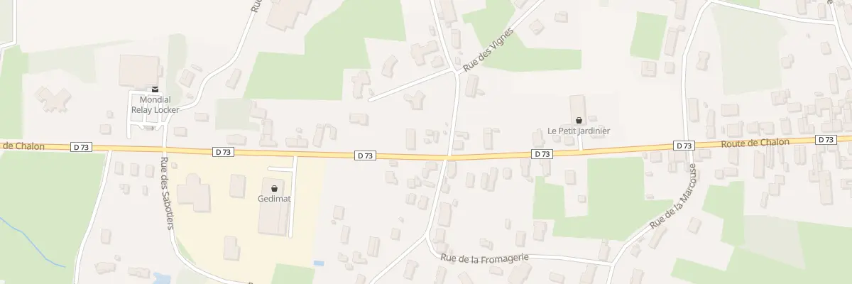 Plan du 80 Rte de Chalon à Pierre-de-Bresse
