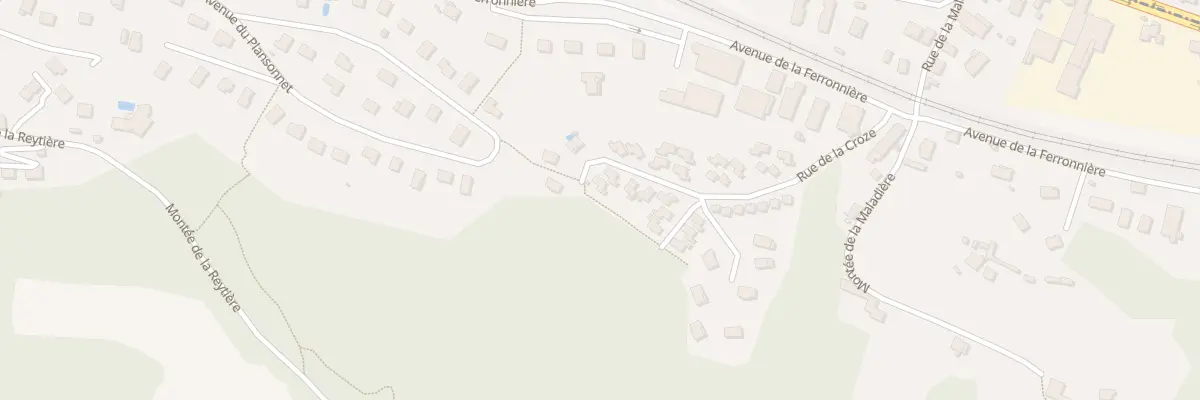 Plan du 31 Rue de la Croze à Domarin