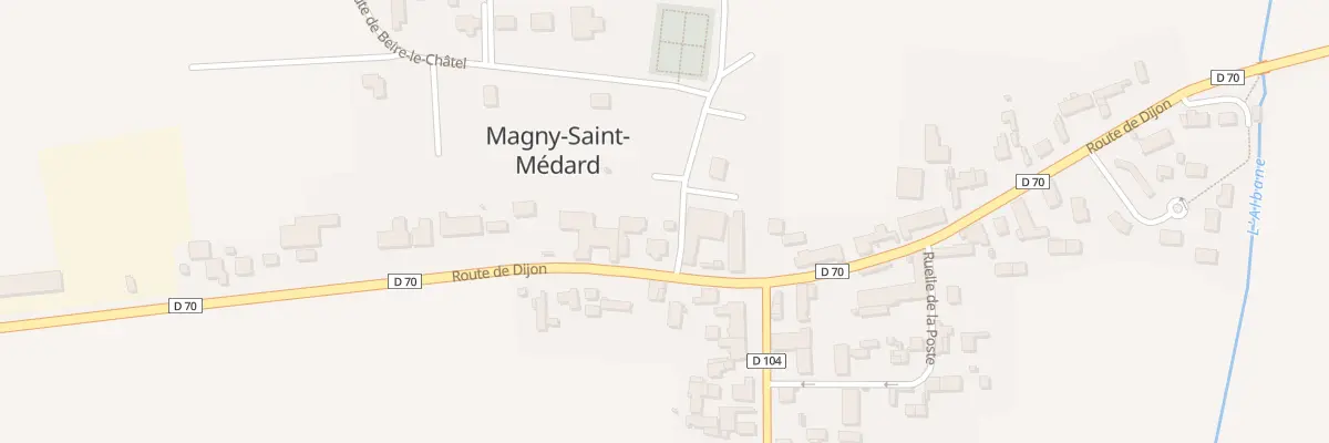 Plan du 27 Rte de Dijon à Magny-Saint-Médard