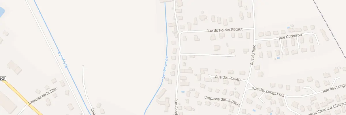 Plan du 21 Rue de Gondevin à Longeault-Pluvault