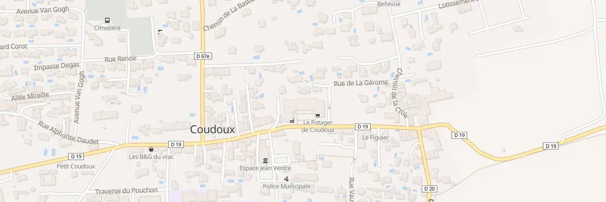 Plan du 1 Pl Clastrier à Coudoux