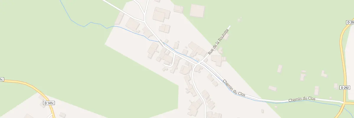 Plan du 1 Rue du Vaux à Baissey