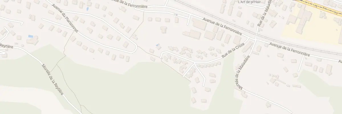 Plan du 29 Rue de la Croze à Domarin