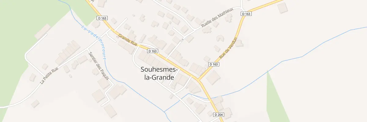 Plan du 15 Gr La Grande Rue aux Souhesmes-Rampont