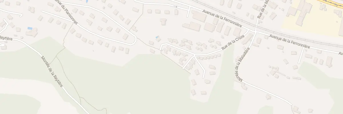 Plan du 27 Rue de la Croze à Domarin
