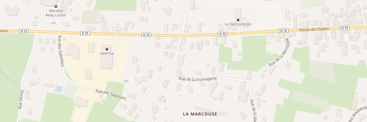 Plan du 1 Rue de la Marcouse à Pierre-de-Bresse