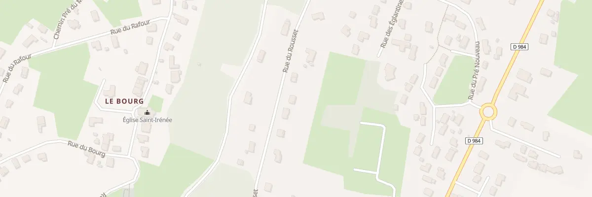 Plan du 270 Rue du Rousset à Châtillon-la-Palud