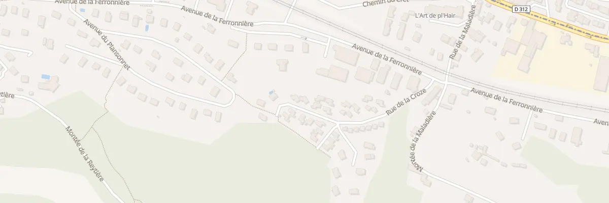 Plan du 26 Rue de la Croze à Domarin