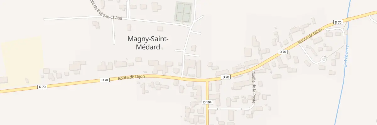 Plan du 29 Rte de Dijon à Magny-Saint-Médard