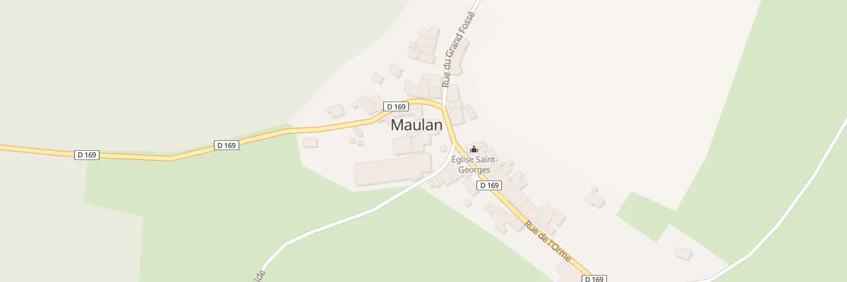 Plan du 11 Pl de l’Eglise à Maulan