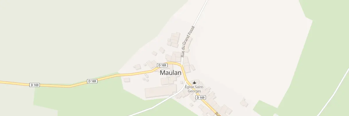 Plan du 2 Rue de Nant le Grand à Maulan