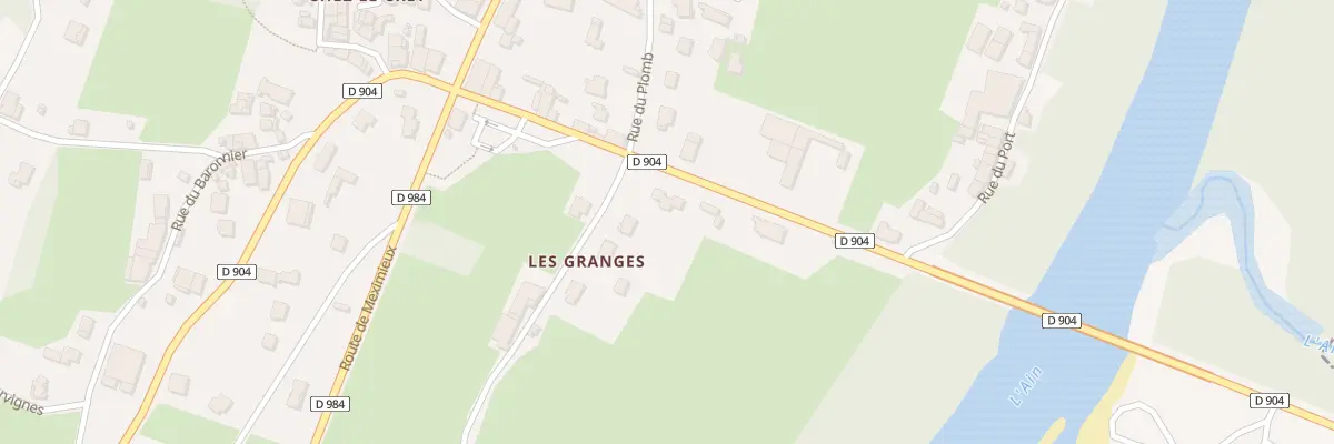 Plan du 35 Imp des Granges à Châtillon-la-Palud