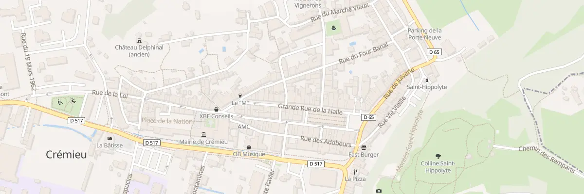Plan du 2 Rue Saint Jean à Crémieu