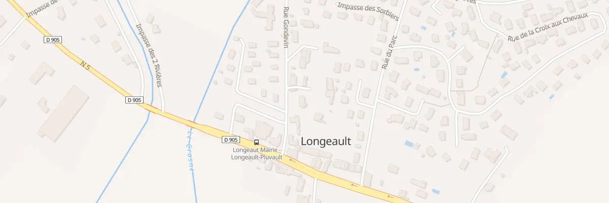 Plan du 8 Rue de Gondevin à Longeault-Pluvault