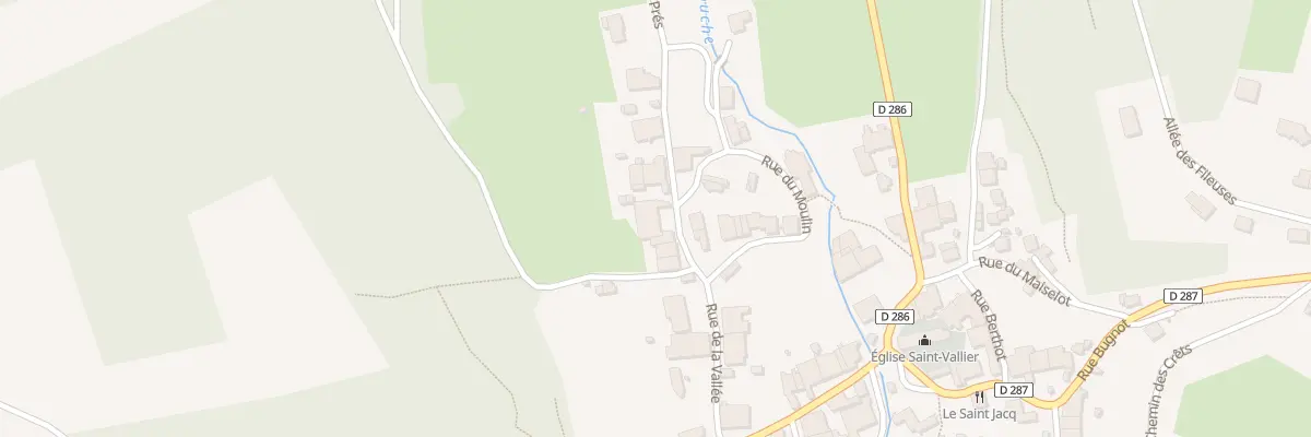 Plan du 11 Rue de la Vallee à Noidant-le-Rocheux