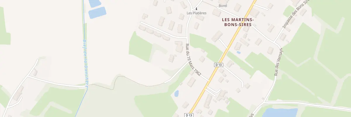 Plan du 75 Rue du 19 Mars 1962 à Saint-Usuge