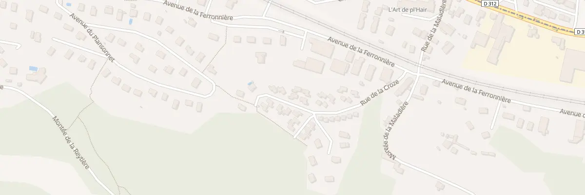 Plan du 24 Rue de la Croze à Domarin