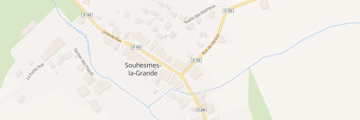 Plan du 19 Gr La Grande Rue aux Souhesmes-Rampont