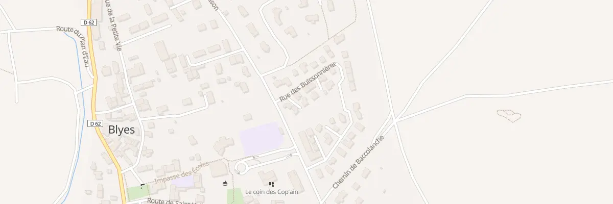 Plan du 25 Rue des Buissonnieres à Blyes