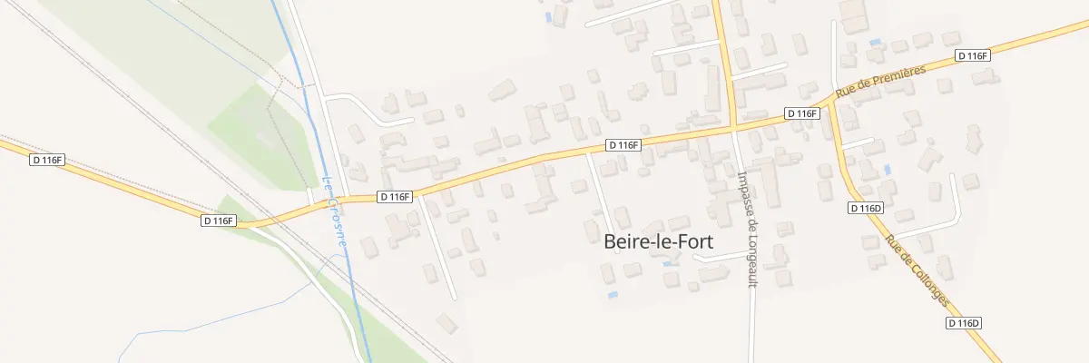 Plan du 16 Rue de la Rivière à Beire-le-Fort