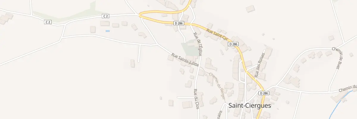 Plan du 4 Rue Sainte Julitte à Saint-Ciergues