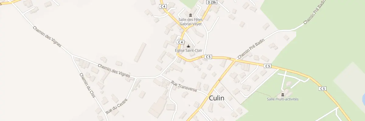 Plan du 20 Rte de Lucle à Culin