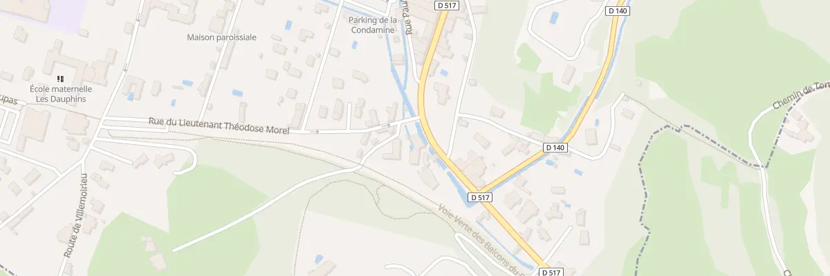 Plan du 1 Rue Lieutenant Theodose Morel à Crémieu