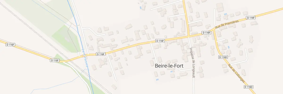 Plan du 20 Rue de la Rivière à Beire-le-Fort