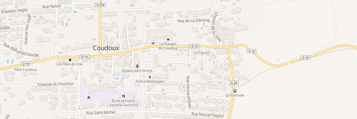 Plan du 9 Rue Vauvenargues à Coudoux