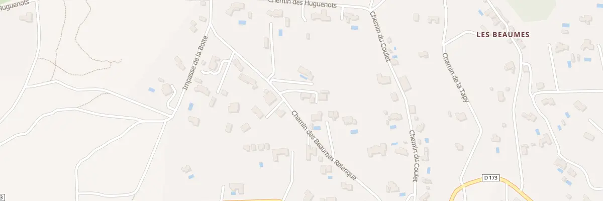 Plan du 5154 Beaume Relenque à Puget